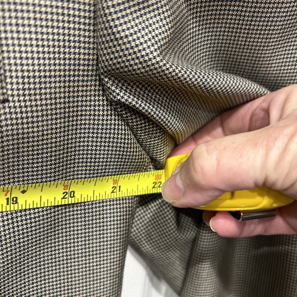 Britches of Georgetown BIELLA Houndstooth Blazer/Sports Coat 40R Vintage Preppy - Picture 8 of 8